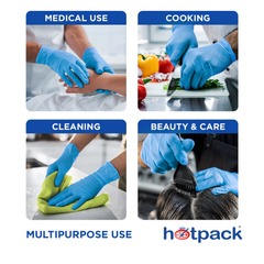 Nitrile Gloves Medium Powder Free 10x100 Pc
