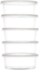 Round Microwavable Container With Lid