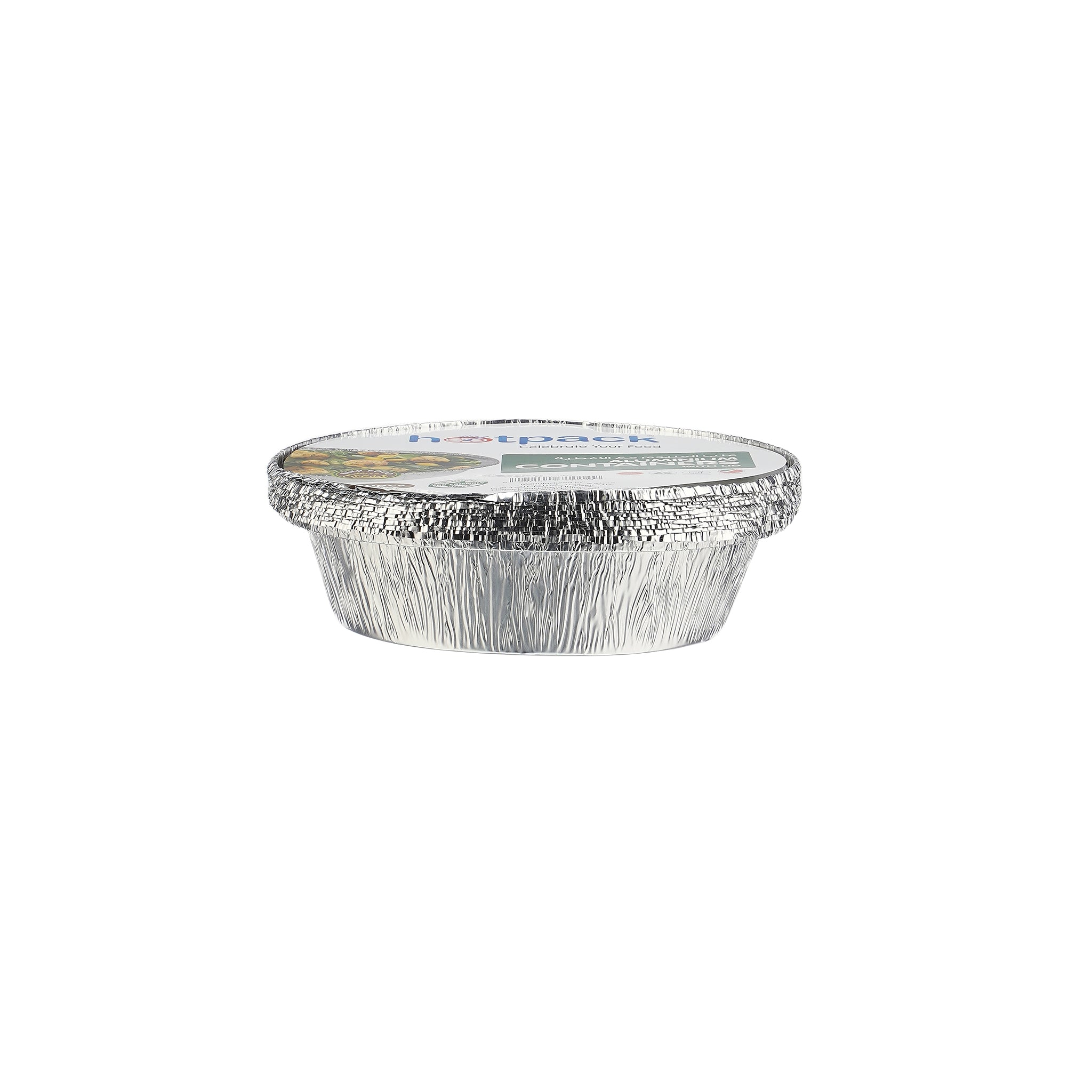 Round Aluminium Container with Lid 800 CC