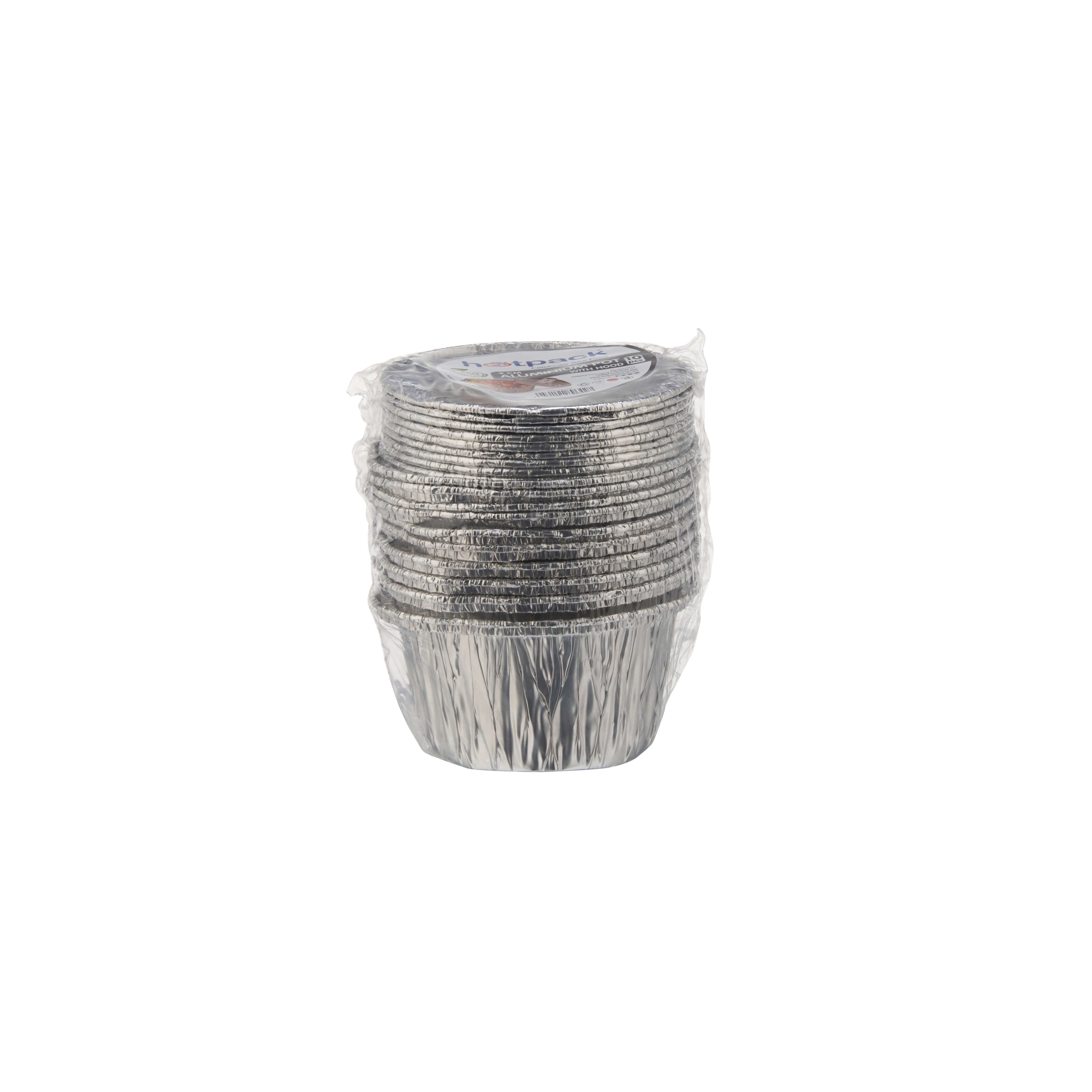 Aluminium pot with hood