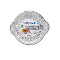 Aluminium pot with hood