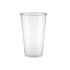 Clear PET Juice Cups with Lid