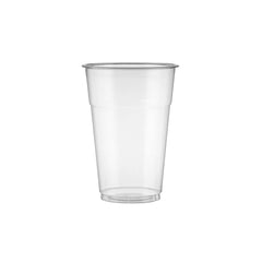 Clear PET Juice Cups with Lid