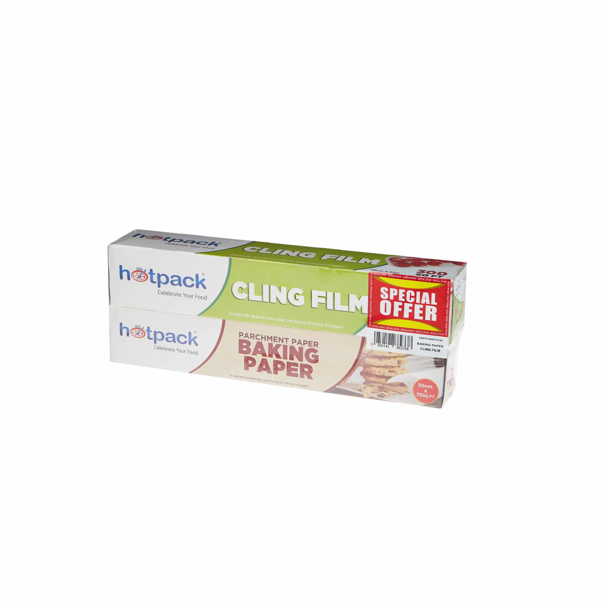 Cling Film Get Baking Paper Roll Free Combo