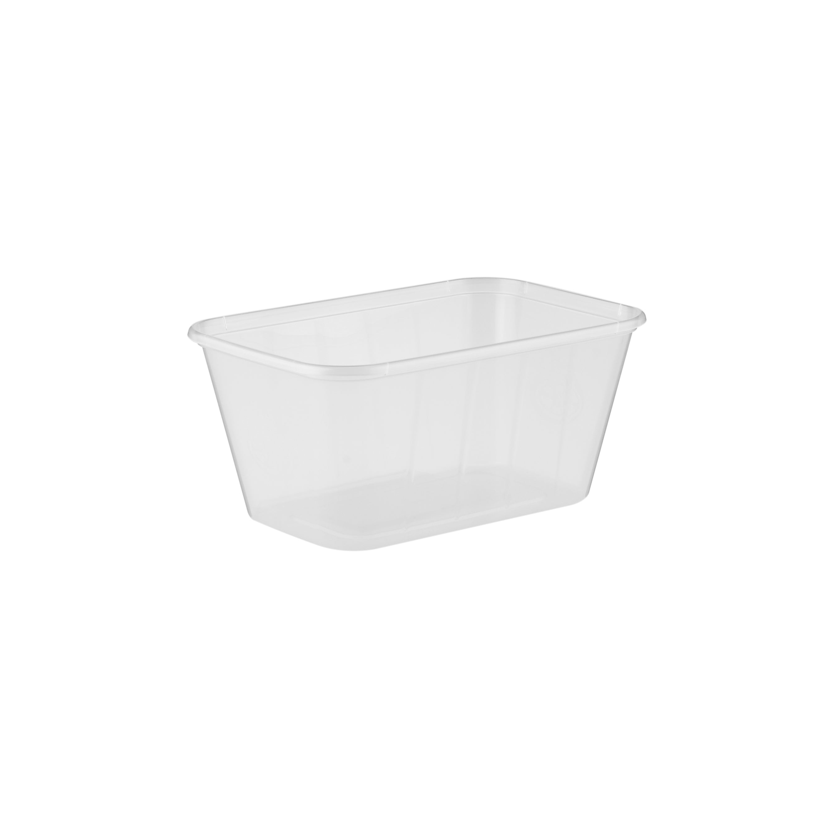 Clear Microwavable Rectangle Container