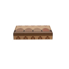 Eid Themed Printed Corrugated Meal Box - Kraft