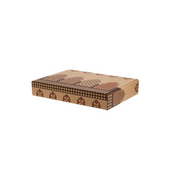 Eid Themed Printed Corrugated Meal Box - Kraft