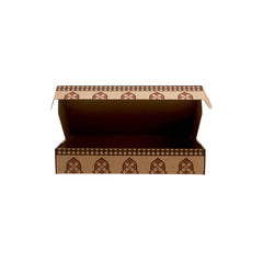 Eid Themed Printed Corrugated Meal Box - Kraft