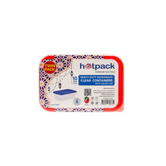 Microwave Container with color lid Twin Pack