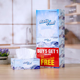 Soft n Cool Facial Tissue 200 Sheets x 2 Ply 5 Boxes + 150 sheets x 2 Ply 1 Box