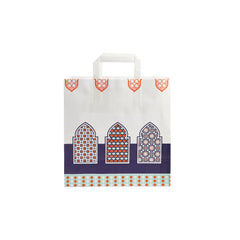 Ramadan Themed Printed Paper Bag Flat handle - 250 Pcs