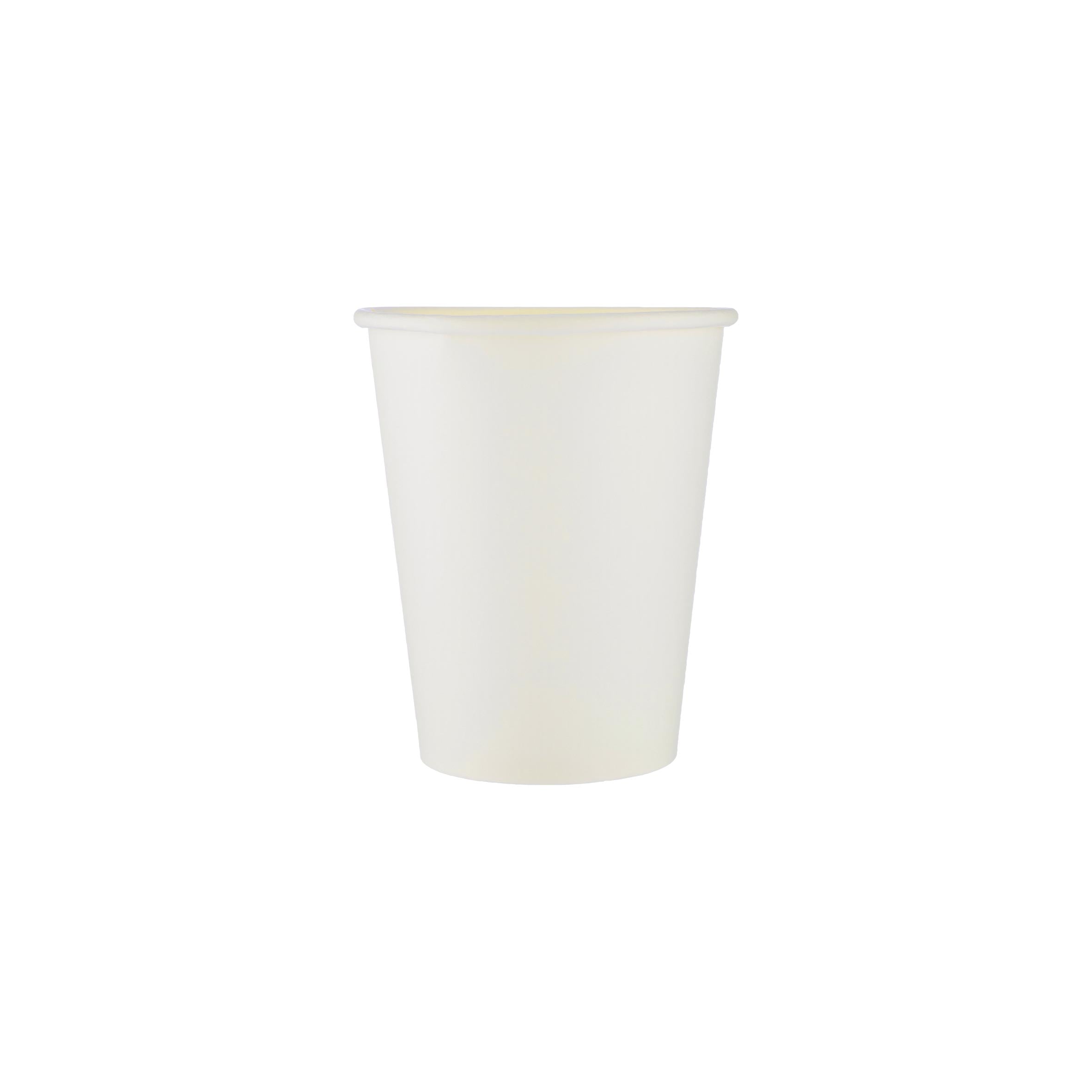 White Single Wall Heavy Duty Paper Cups