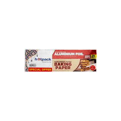Baking Paper (parchment paper)+ Aluminium Foil Combo