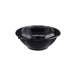 24Oz Black Base salad bowl – 300 Pcs