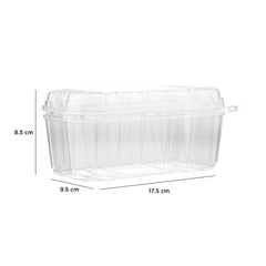 Clear PET Punnet Hinged Container