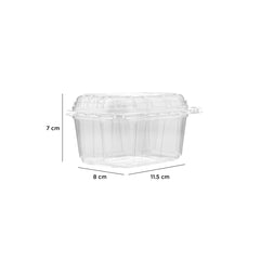 Clear PET Punnet Hinged Container