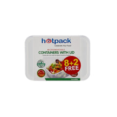 Offer Pack Clear Microwaveable Rectangle Container