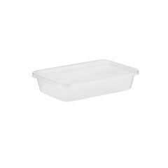 Offer Pack Clear Microwaveable Rectangle Container