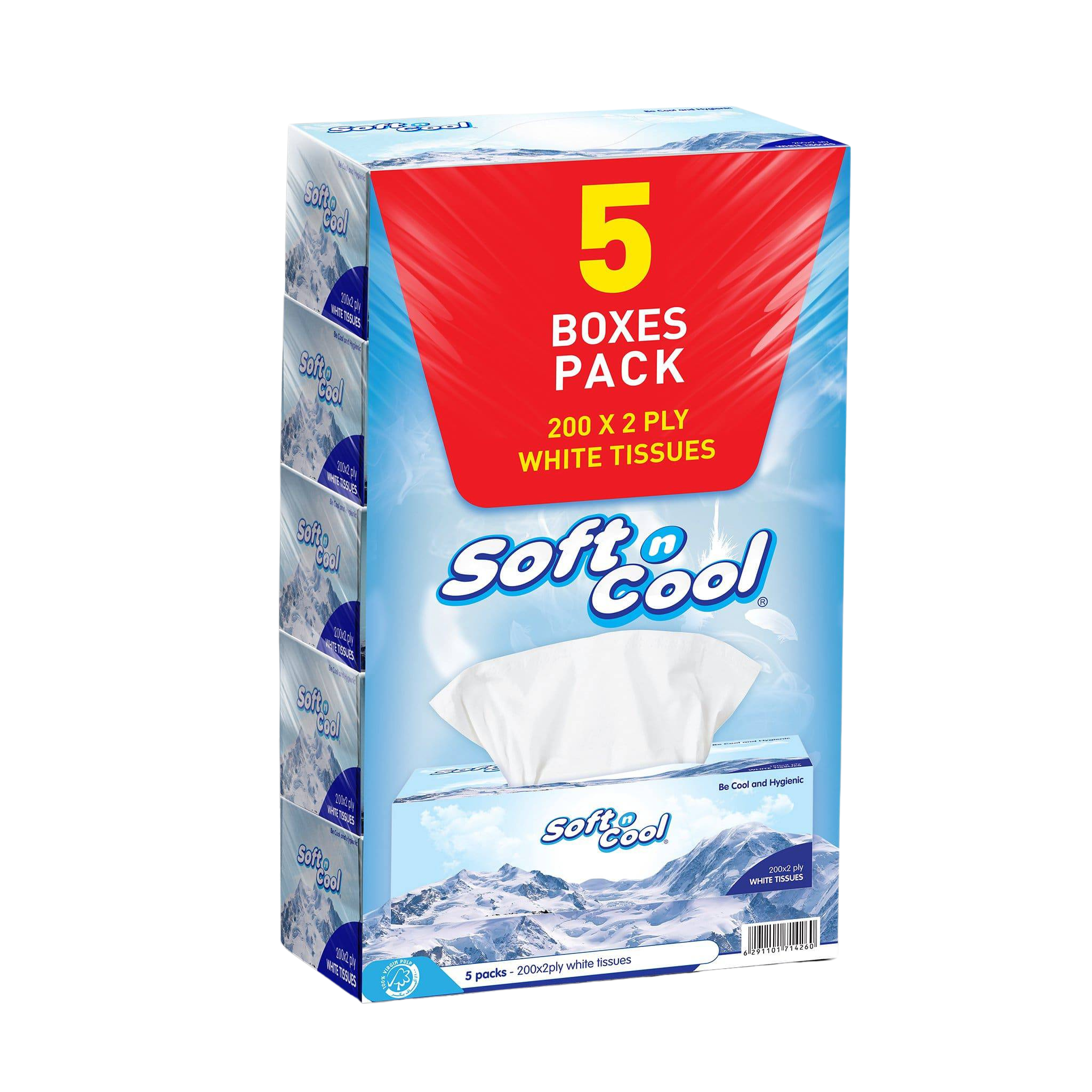 soft n cool white Tissue