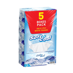 soft n cool white Tissue