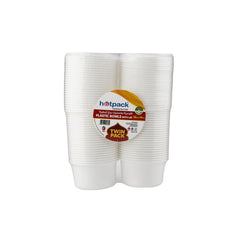 Twin Pack Plastic Bowl With Lid