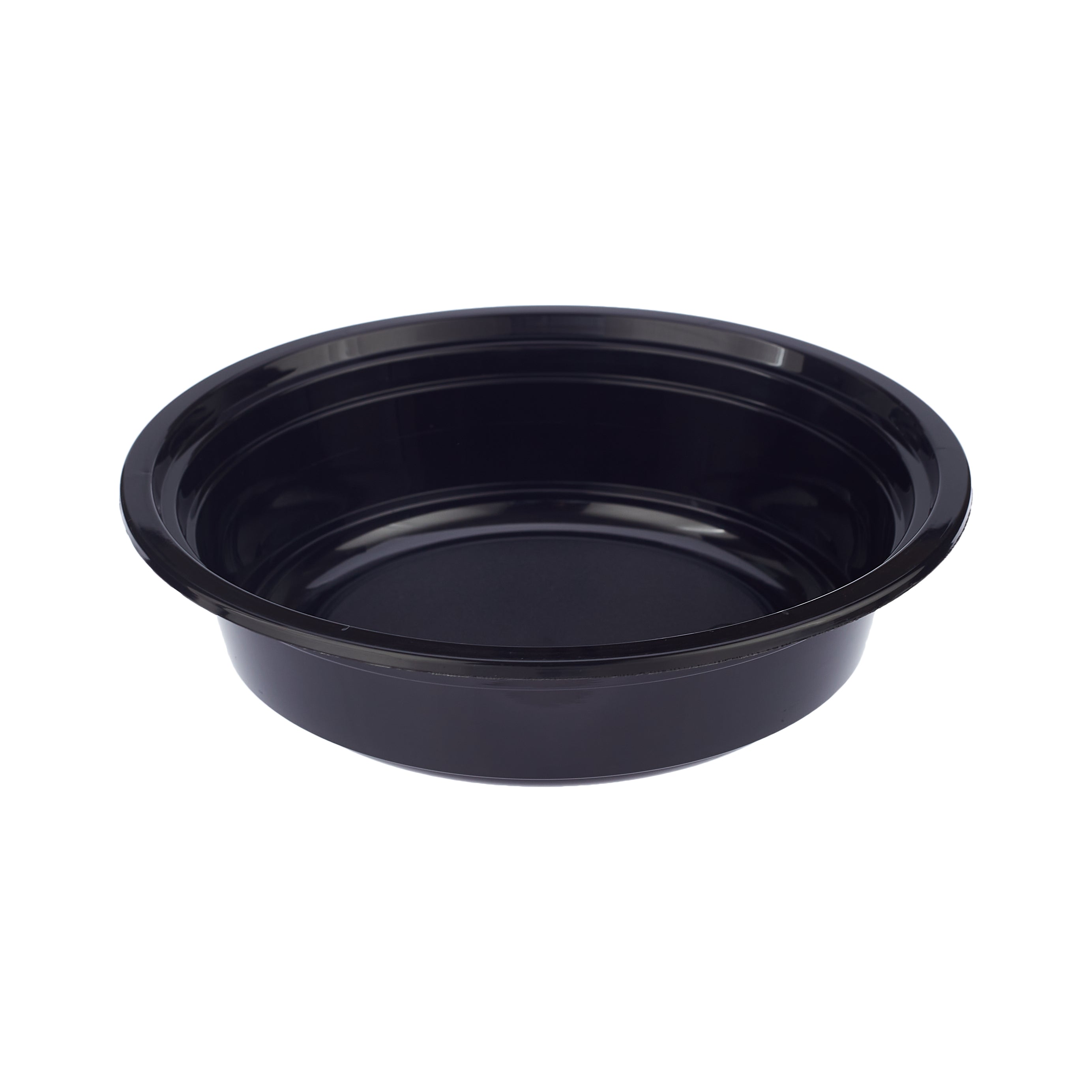 Black Base Round Corrugated Container With Lid