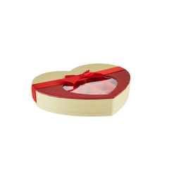 Gift Box Heart Shape 21 Portions Red