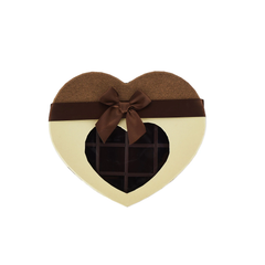 Gift Box Heart Shape 21 Portions Gold
