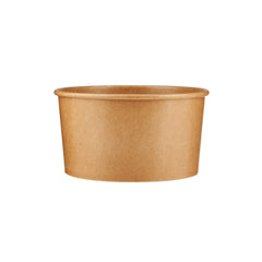 Kraft Paper Salad Bowl With Lid