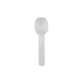 Plastic Taster Spoon Small White