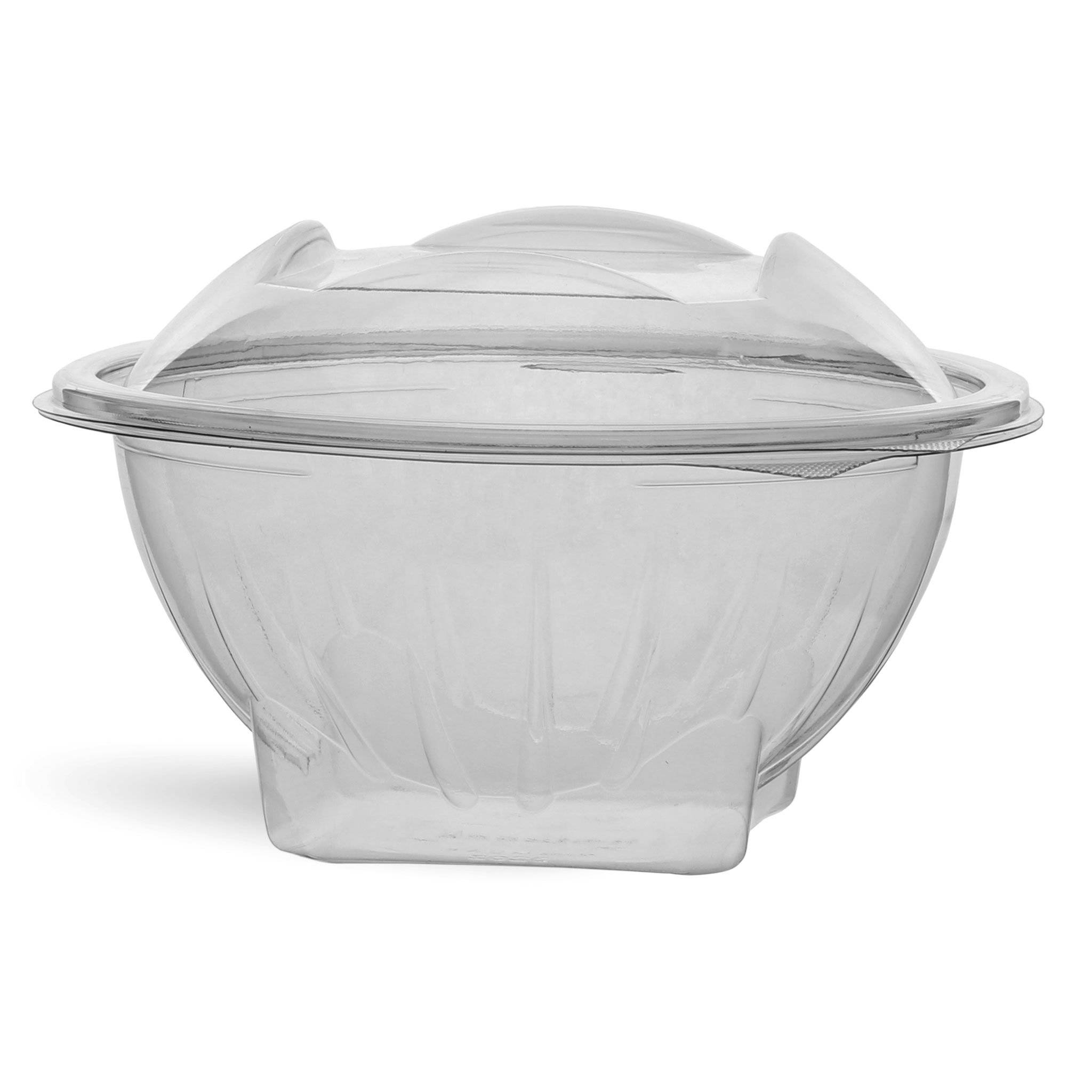 Round Salad Bowl With Hinged Lid