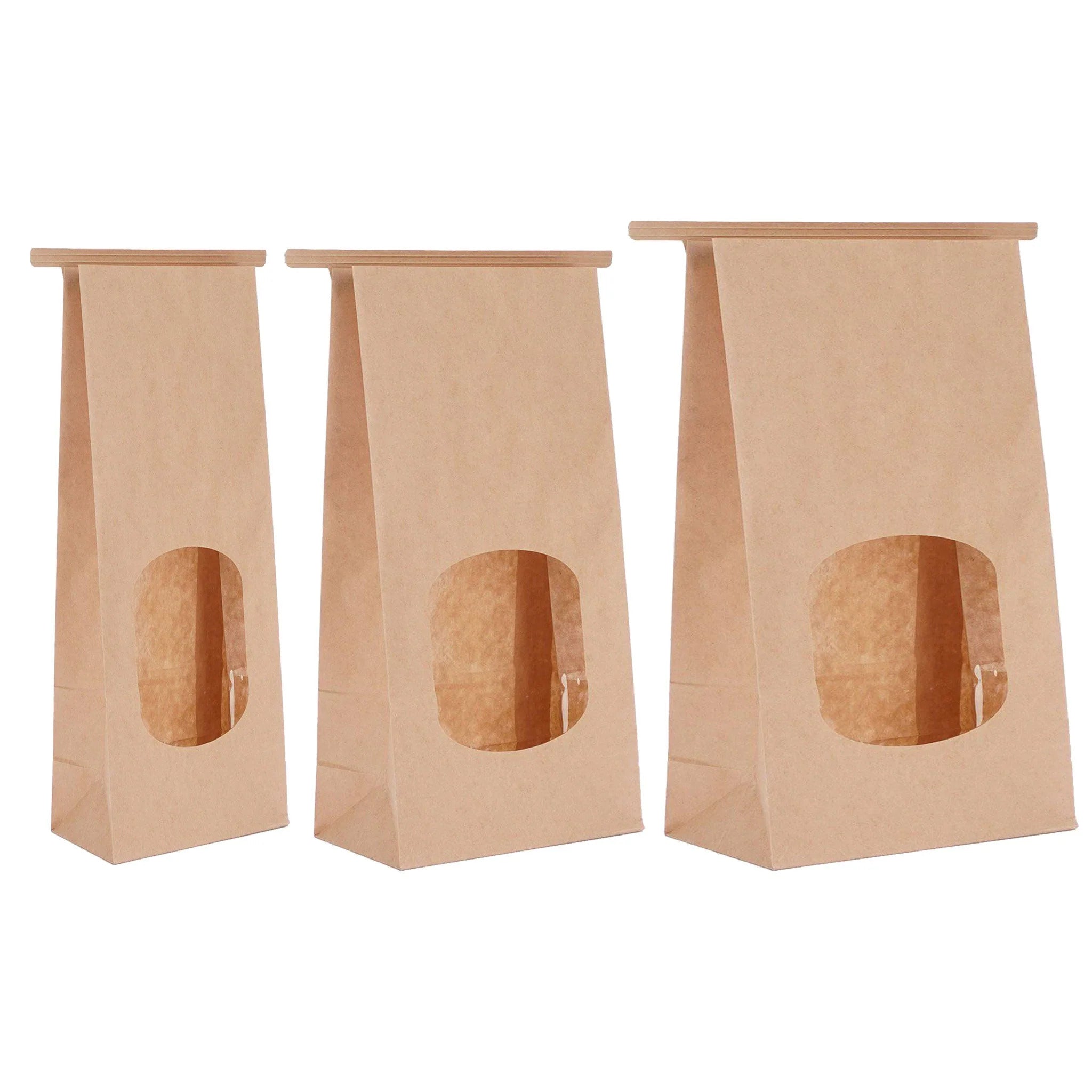 Tin Tie Bags With Window
