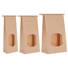 Tin Tie Bags With Window