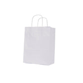 Twisted Handle White Paper Bag