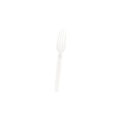 White Heavy Duty Plastic Fork