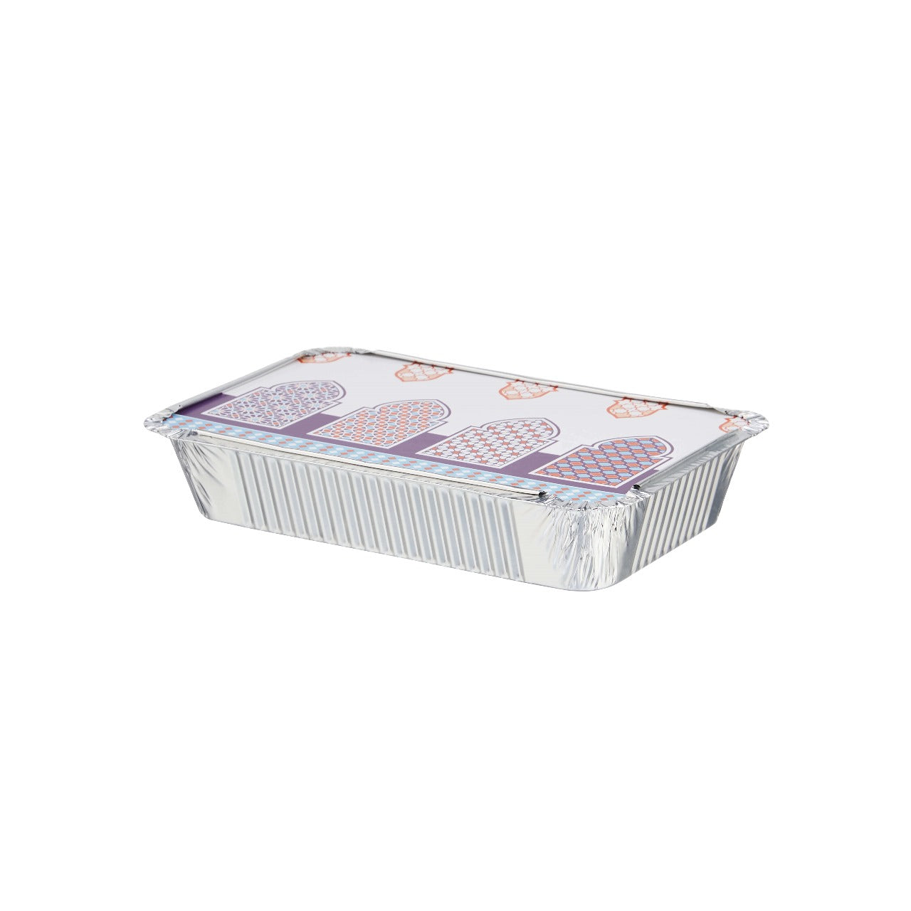 8389 Aluminium Container With Ramadan theme Lid 890 ml