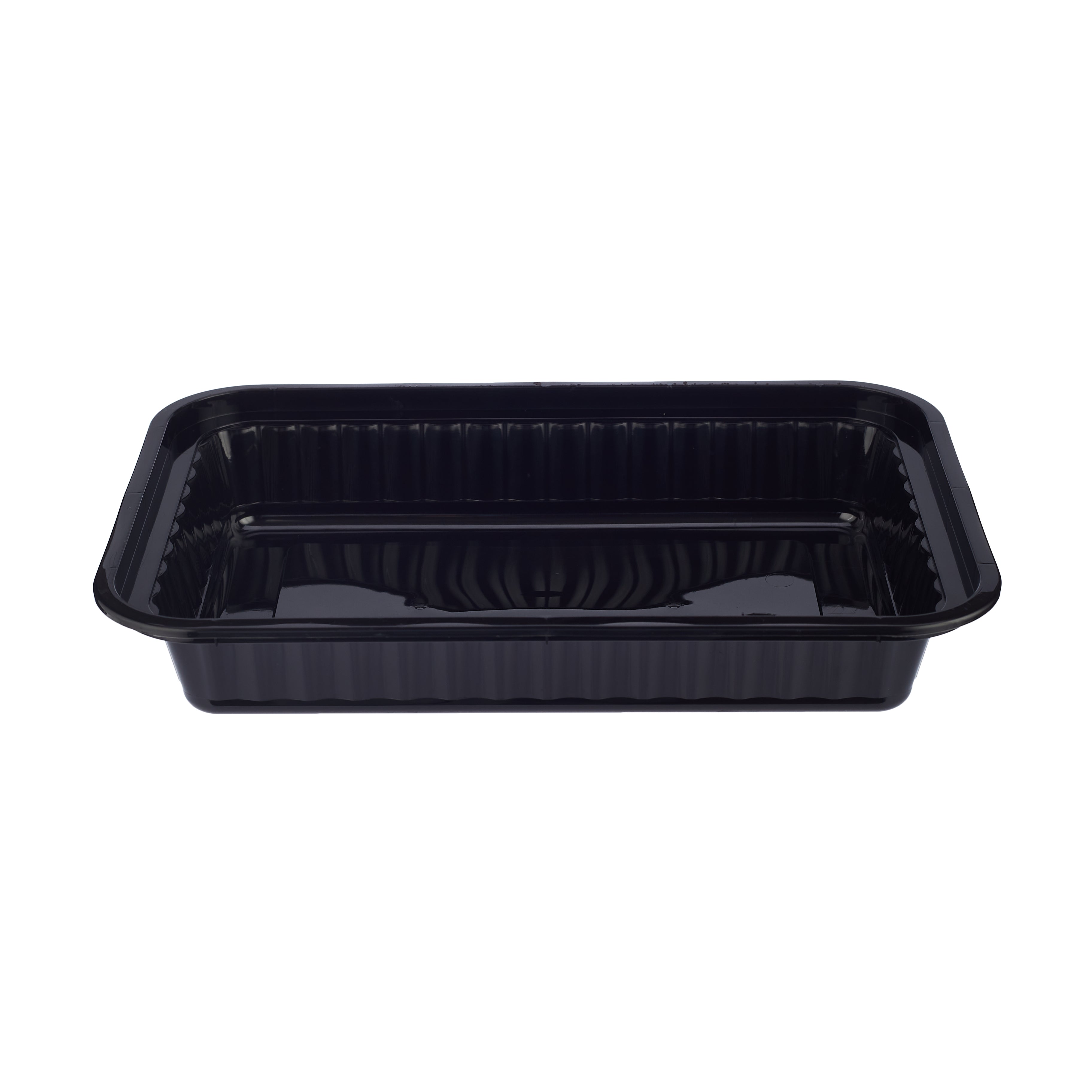 Black Base Rectangular Container With Lids