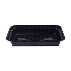 Black Base Rectangular Container With Lids