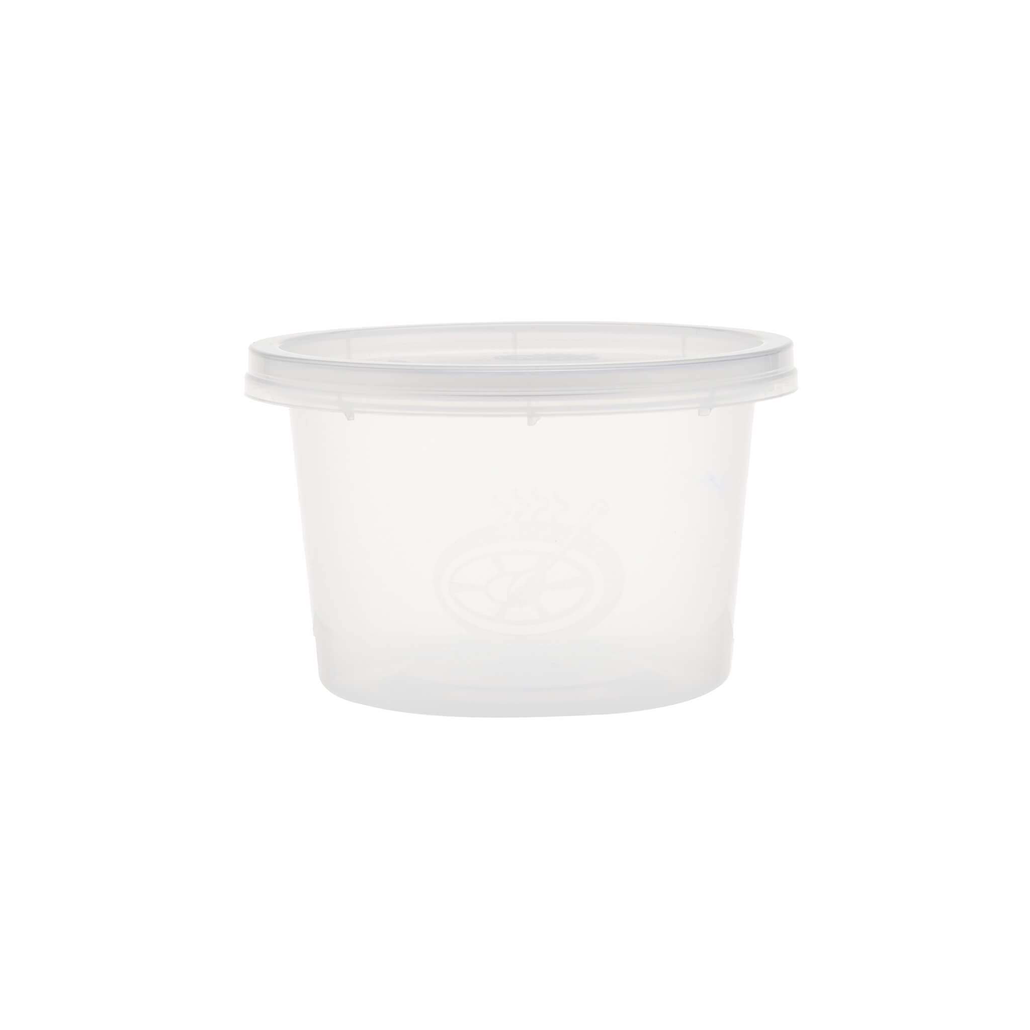 Clear Round Microwavable Portion Cup With Lid