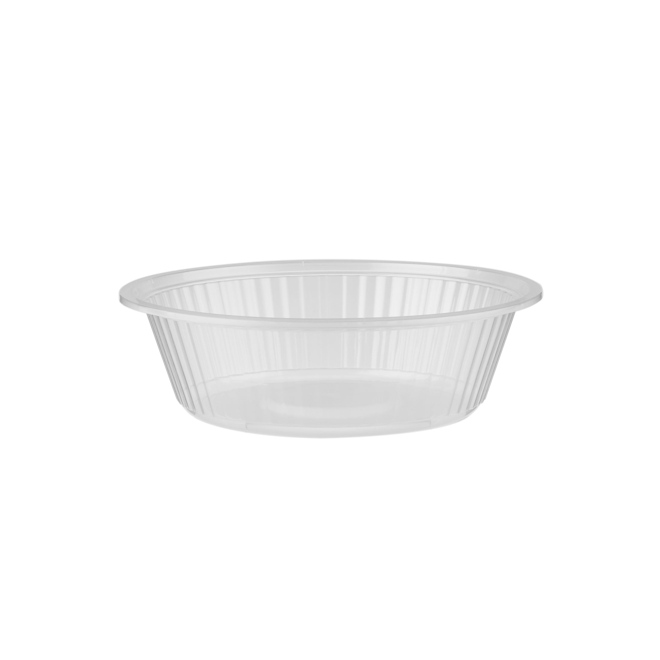 Clear Microwavable Round Container with color Lid