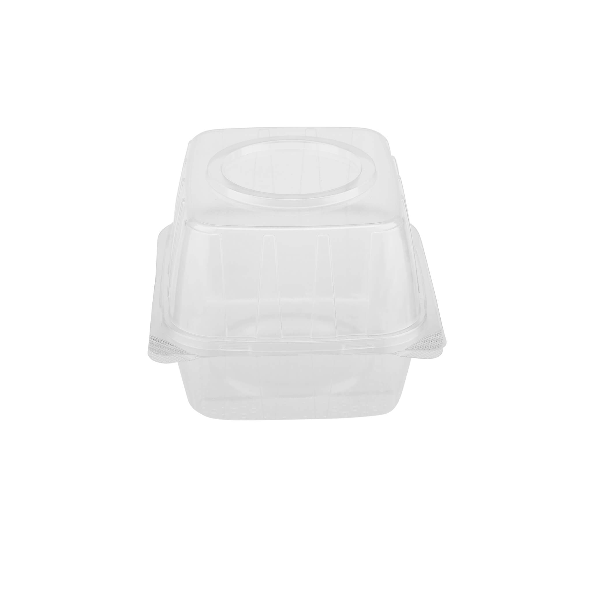 Croissant Clear Hinged Container