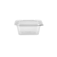  Hinged Square Deli Clear Pet Container