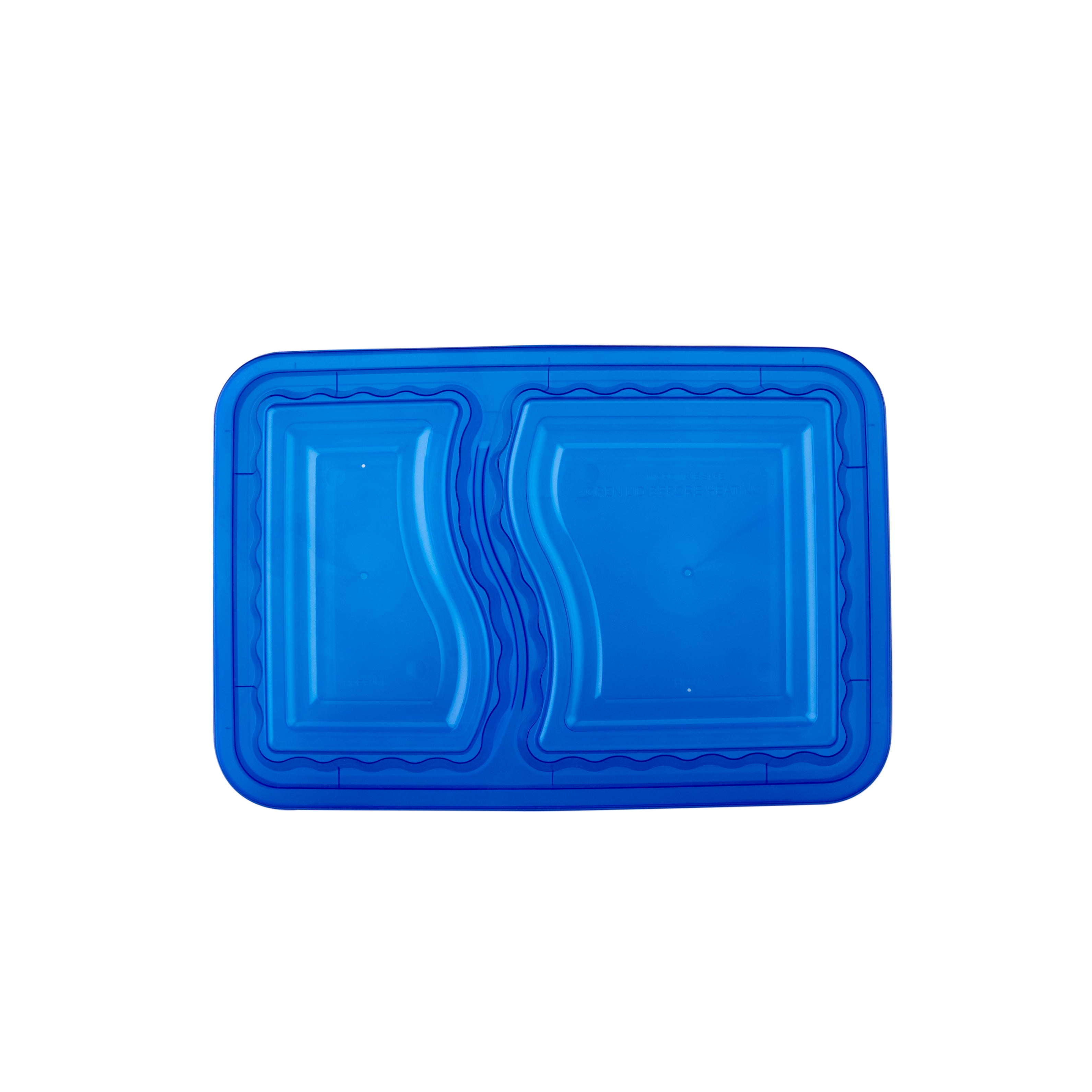 Clear Microwavable Container with color Lids