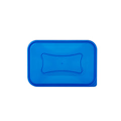 Clear Microwavable Rectangle Container with color Lids