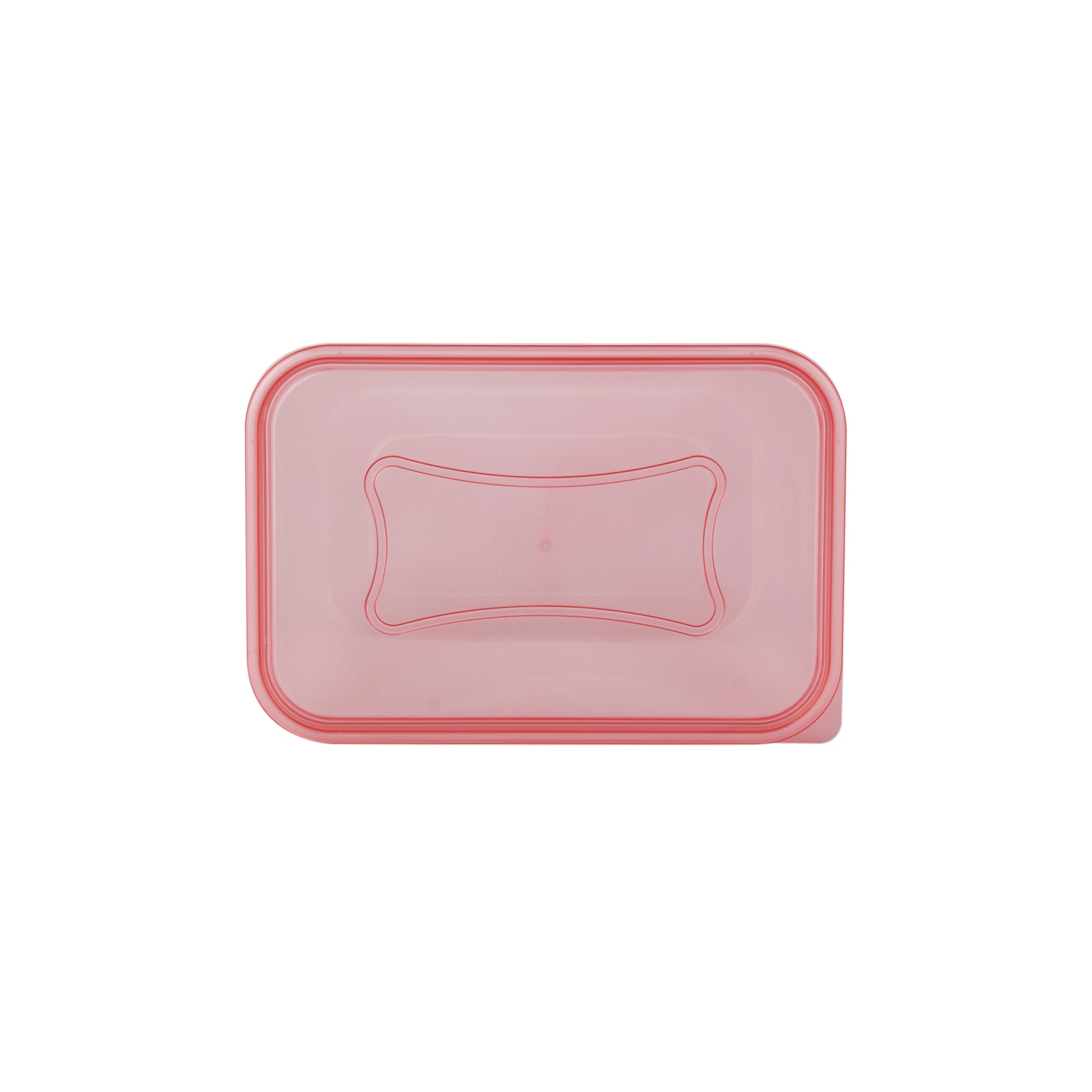 Clear Microwavable Rectangle Container with color Lids