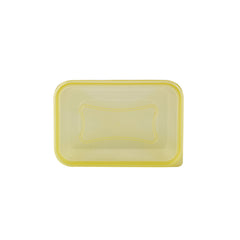 Clear Microwavable Rectangle Container with color Lids