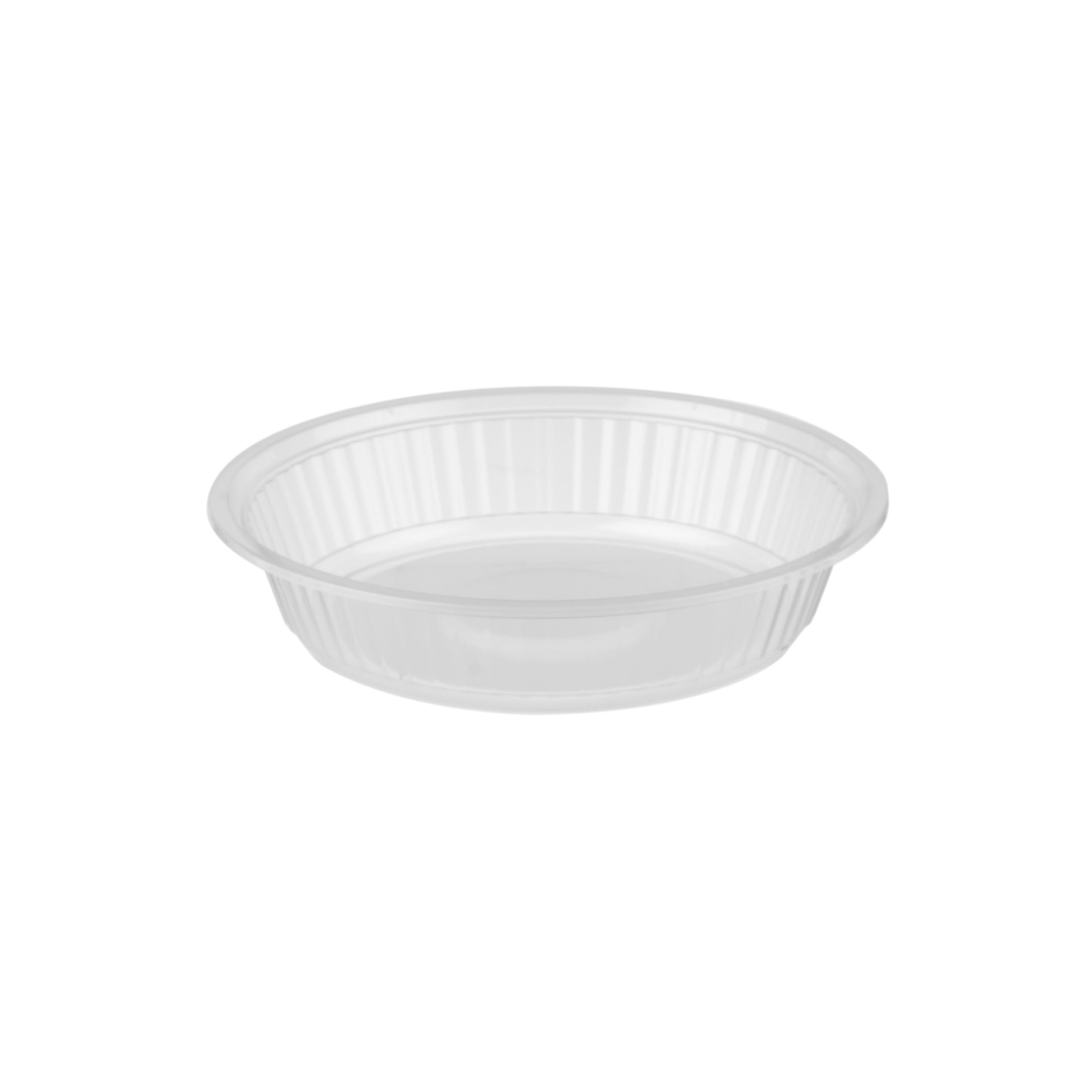 Clear Microwavable Round Container with color Lids