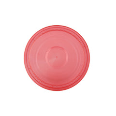 Clear Microwavable Round Container with color Lid