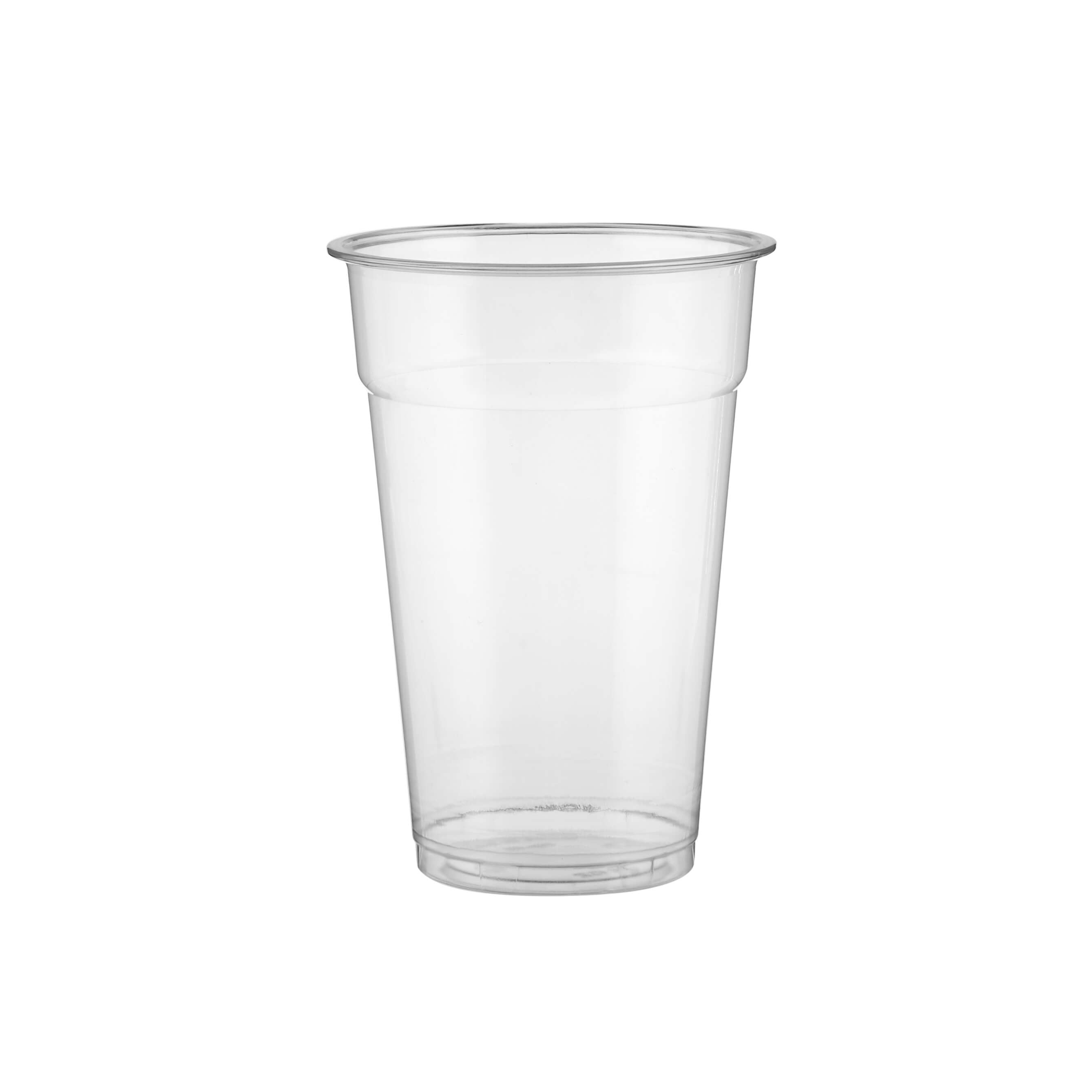 Clear PET Juice Cups with Lid