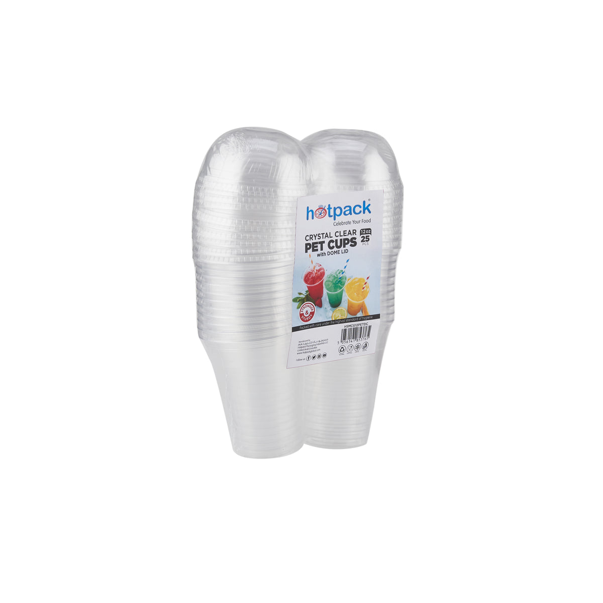 Clear Pet Juice Cups With Dome Lid